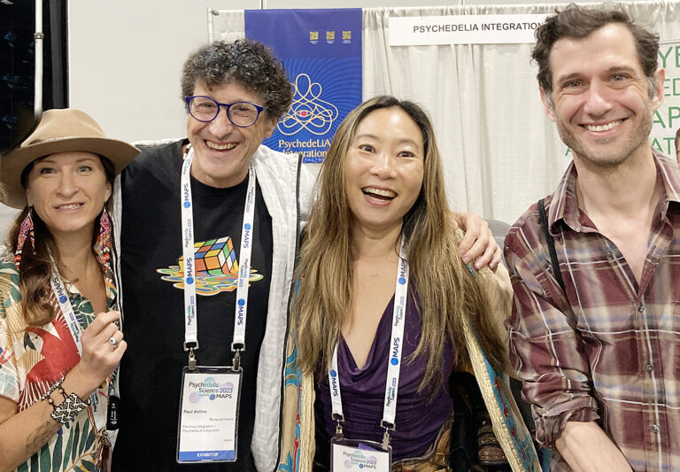 Lorna Liana, Beth Weinstein, Tom Hatsis, and Paul Antico at Psychedelic Science 2023