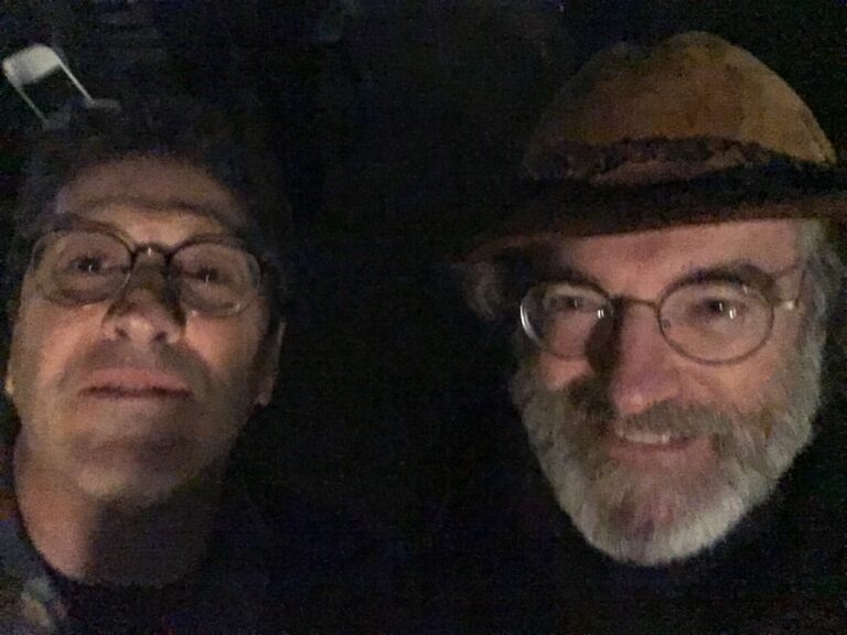Paul Stamets and Paul Antico at a mushroom event in Los Angeles (2020)